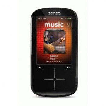 SanDisk Sansa Fuze+ SDMX20R Black (8 GB) Digital Media Player (Latest Model)